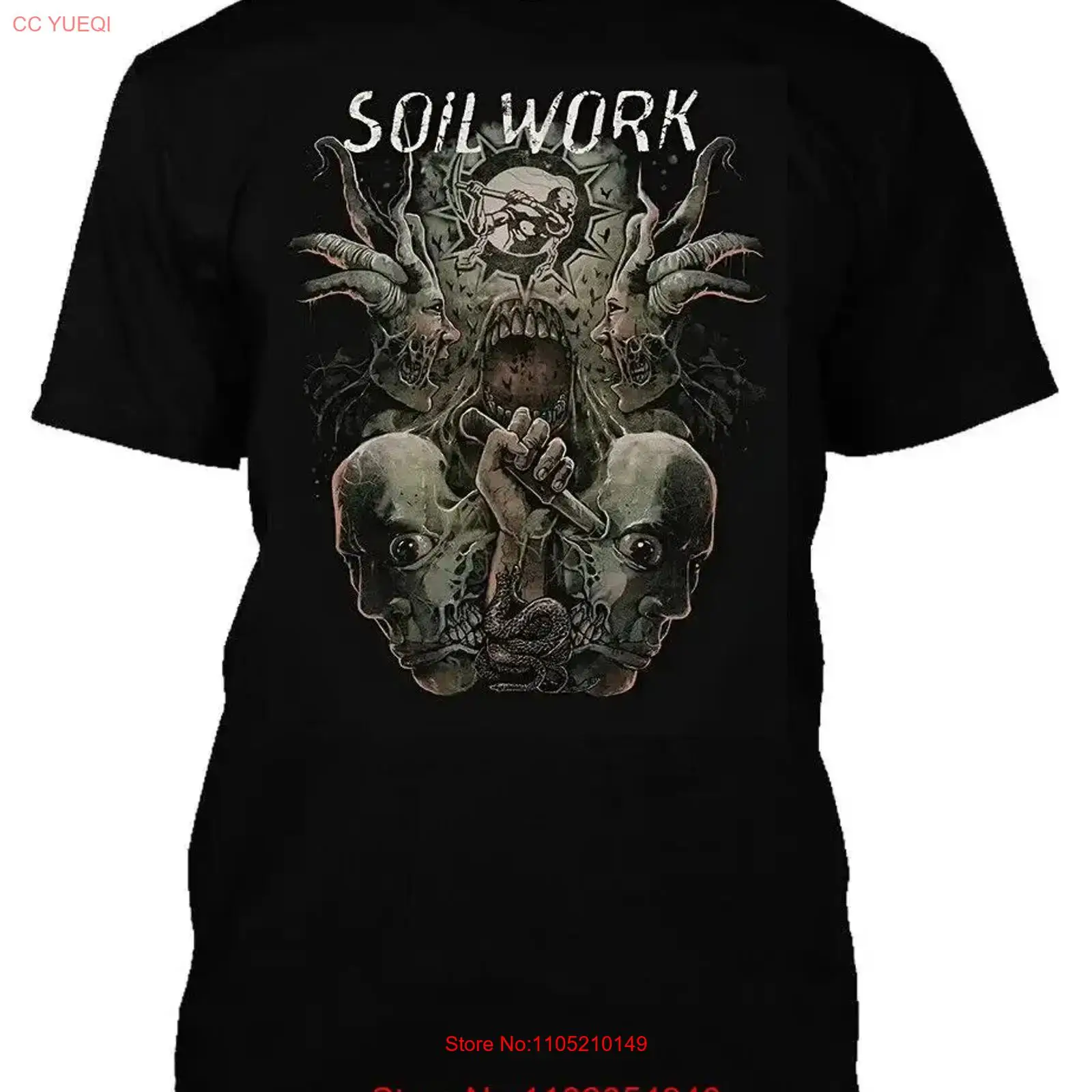 Vintage Fashion Jersey - MEILLEUR ACHETER DARK SOILWORK MUSIC TWO