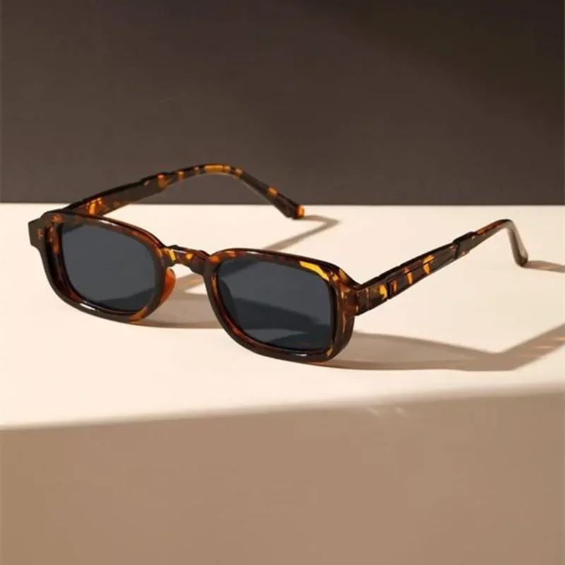 Vintage Fashion Enthusiasts - Lunettes de soleil rectangulaires de luxe