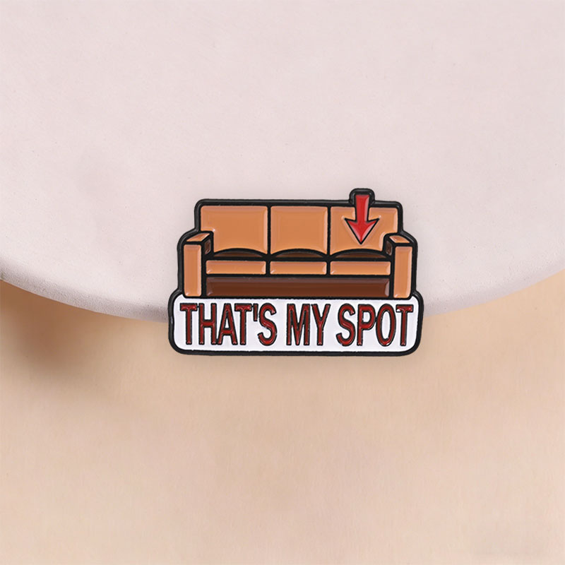 C'est ma place - Broche en éma - Vintage Fashion Quotes avis et prix